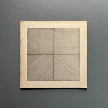 Sol Lewitt - Four basic kinds of Straight lines - Studio International 1969 - Saint-Martin Bookshop