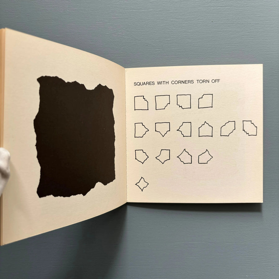 Sol Lewitt - Squares with sides and corners torn off - MTL 1974 - Saint-Martin Bookshop
