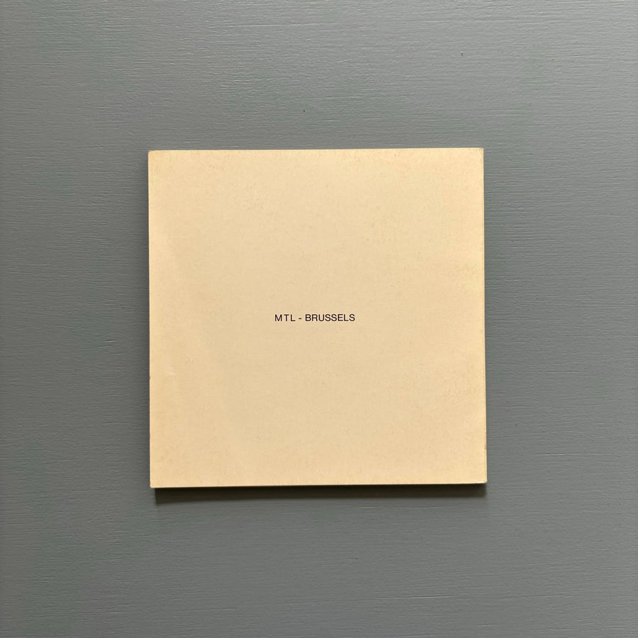 Sol Lewitt - Squares with sides and corners torn off - MTL 1974 - Saint-Martin Bookshop