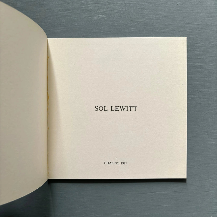 Sol Lewitt - Wall drawings - Chagny 1984 - Saint-Martin Bookshop