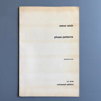Steve Reich - Set of 5 playing score - Universal Edition 1979-1980