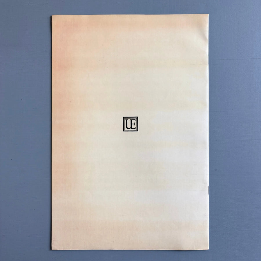 Steve Reich - Set of 5 playing score - Universal Edition 1979-1980