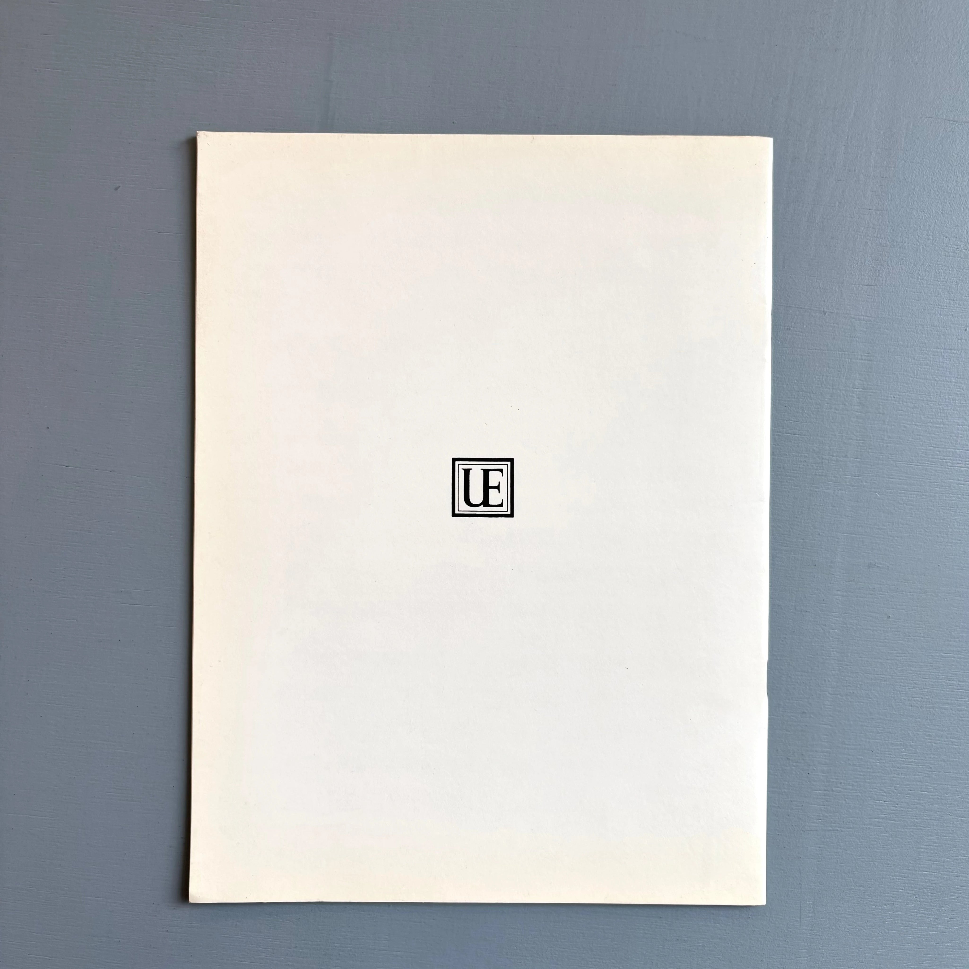 Steve Reich - Set of 5 playing score - Universal Edition 1979-1980