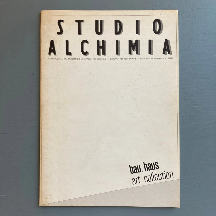 Studio Alchimia - Bau. haus art collection 1980-1981