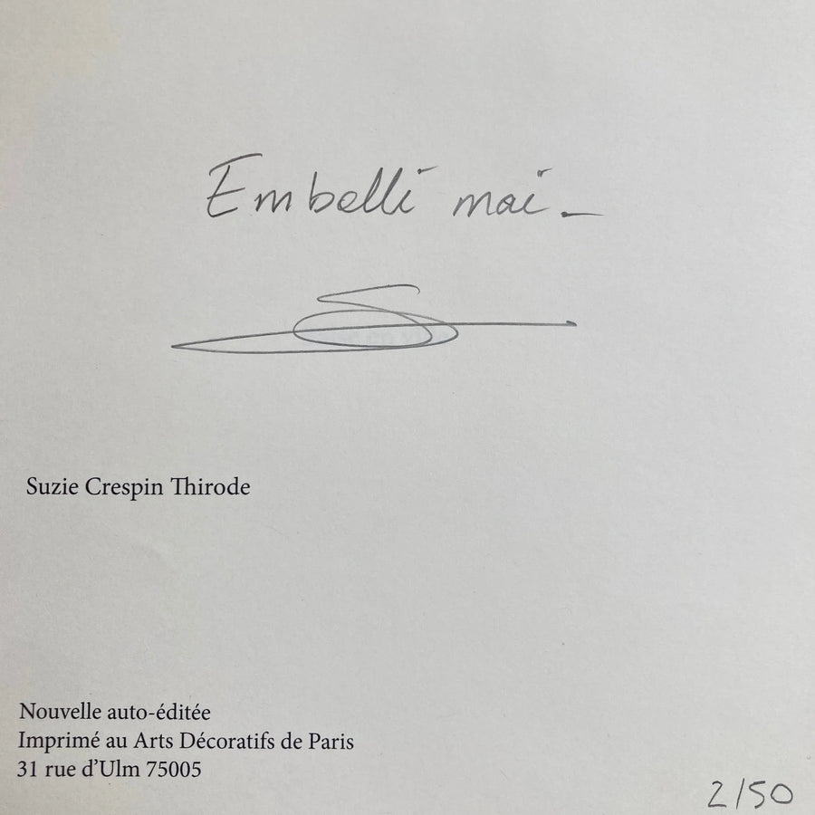 Suzie Crespin Thirode (signed) - Baise en ville - Self-published 2023 - Saint-Martin Bookshop