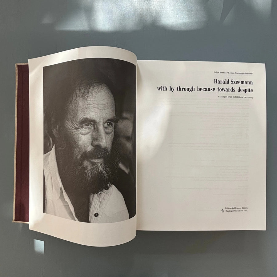 Szeemann with by through because towards despite - Voldemeer 2007 - Saint-Martin Bookshop