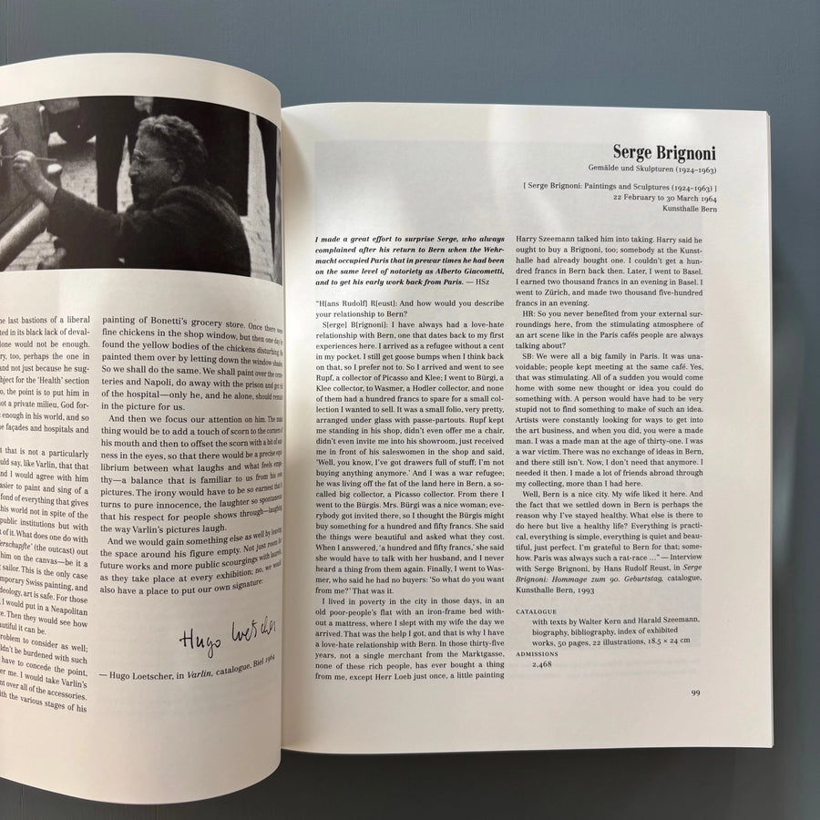 Szeemann with by through because towards despite - Voldemeer 2007 - Saint-Martin Bookshop