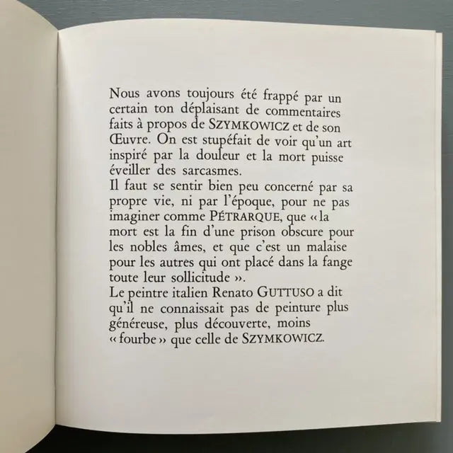 Charles Szymkowicz - Les Cicatrices (signed) - Le Crache-Noir 1982 - Saint-Martin Bookshop