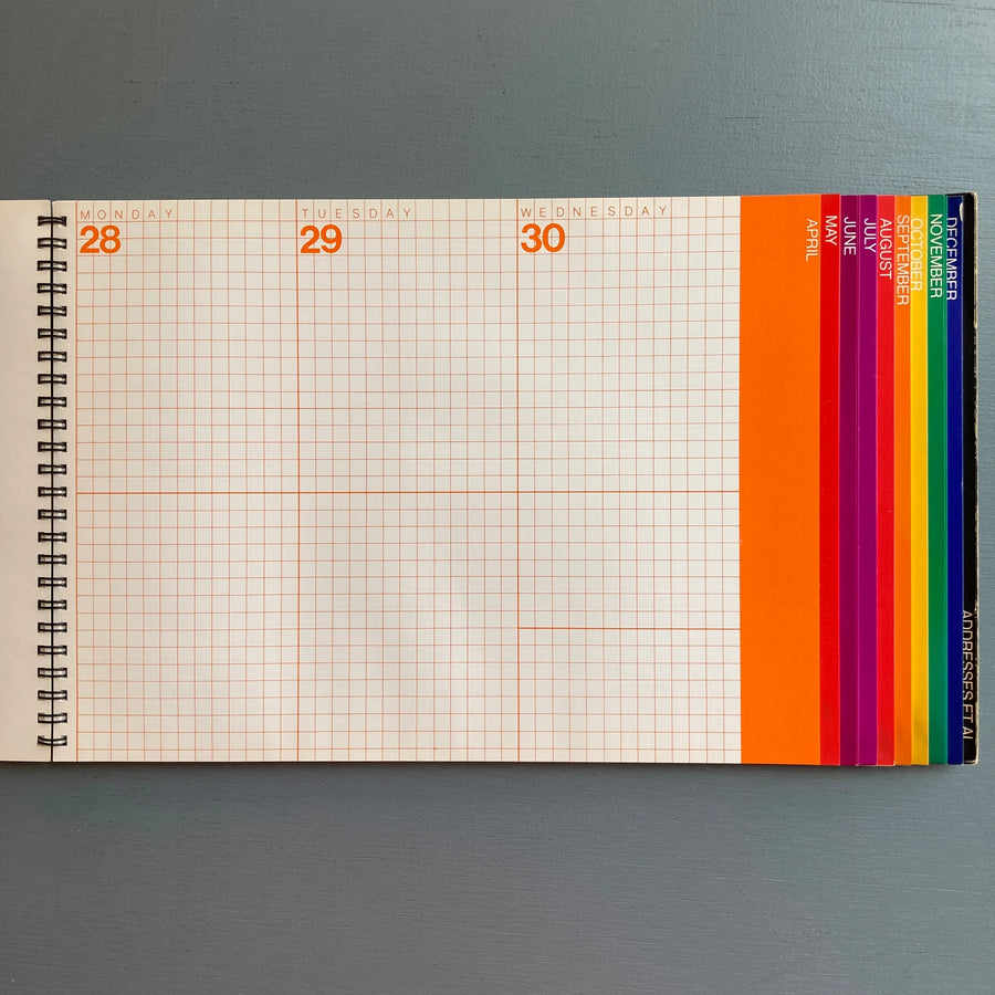 THE 1980 PLANNER - blank calendar - PaperCase 1979