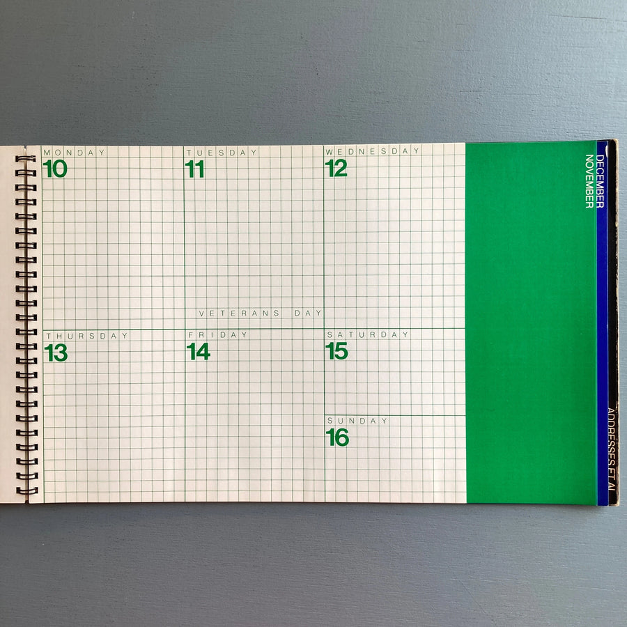 THE 1980 PLANNER - blank calendar - PaperCase 1979