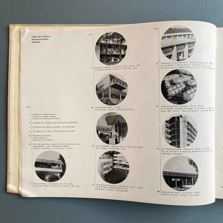 La Nouvelle Architecture / Die Neue Architektur / The New Architecture - Les Editions d'Architecture 1948 - Saint-Martin Bookshop