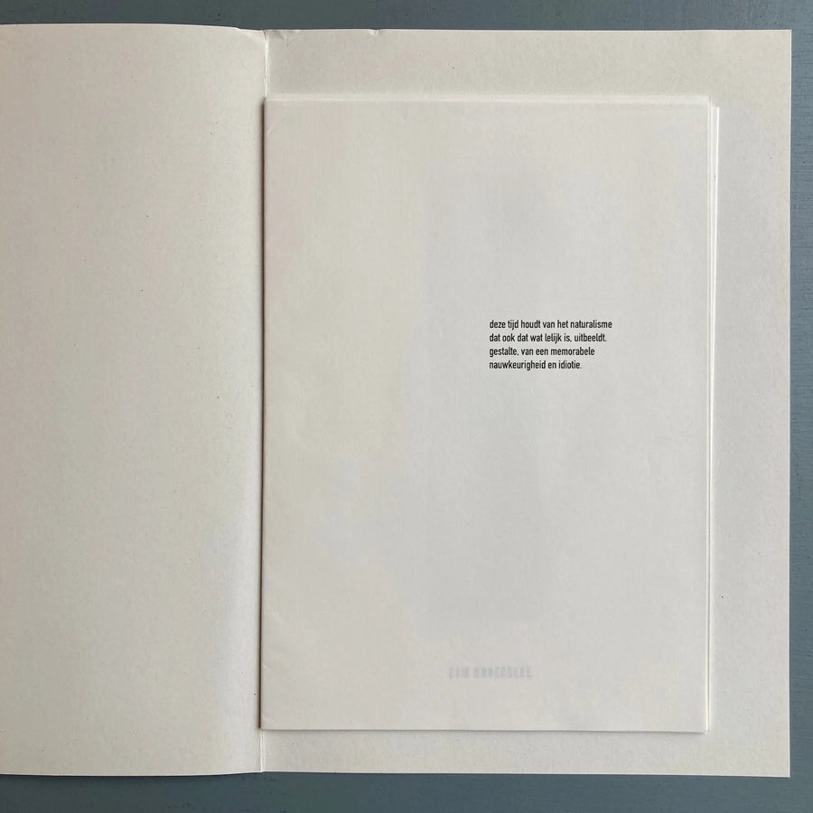 Tim Onderbeke - Floor for Pastiche - Self-published 2019 - Saint-Martin Bookshop