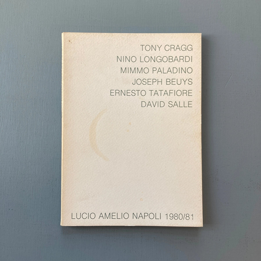 Tony Cragg, Nino Longobardi, Mimmo Paladino, Joseph Beuys, Ernesto Tatafiore, David Salle - Lucio Amelio Napoli 1980/81 Saint-Martin Bookshop