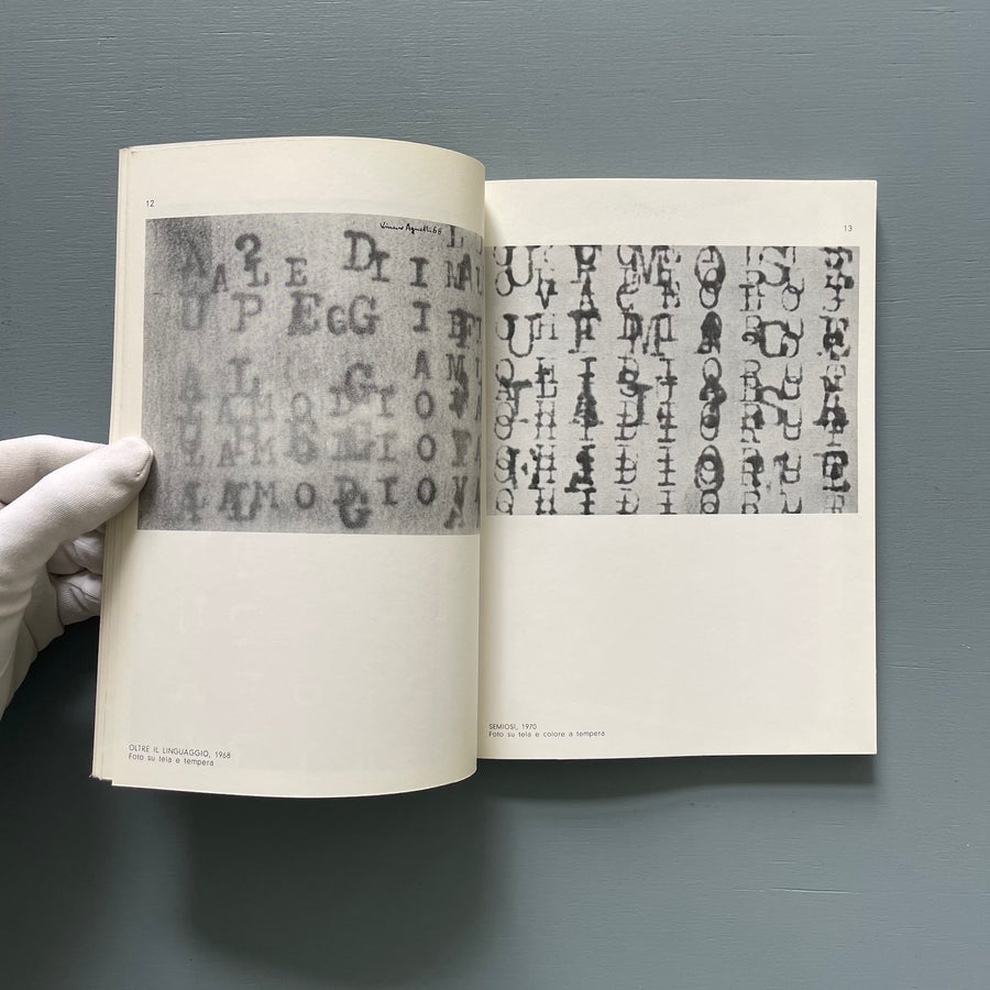 Vincenzo Agnetti - Libro (particolare) 1978 - Artra Studio 1979 - Saint-Martin Bookshop