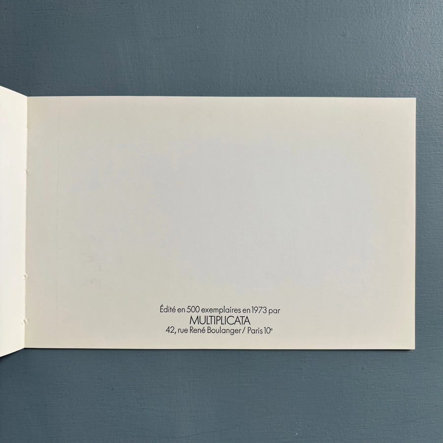 Vito Acconci (signed) - Pulse (for my mother) (pour sa mère) - Multiplicata 1973