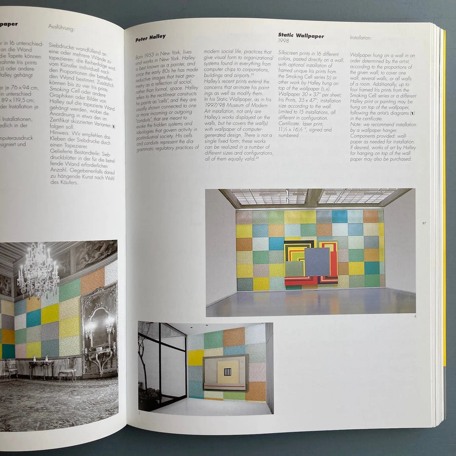 WallWorks: Site-Specific Wall Installations - Edition Schellmann 1999 - Saint-Martin Bookshop