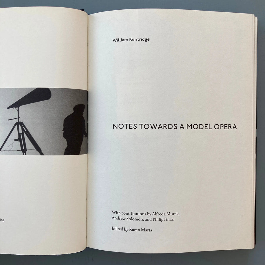 William Kentridge - Notes towards a model opera - UCCA / König Books 2015 Saint-Martin Bookshop
