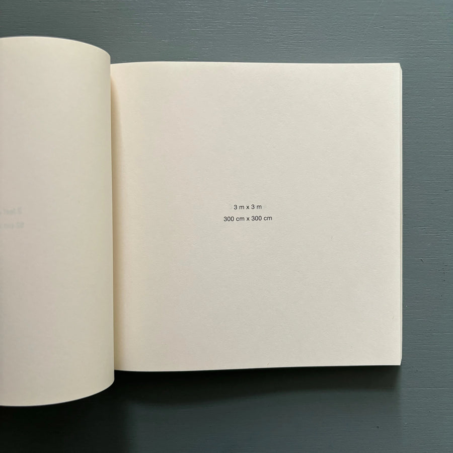 stanley brouwn - 1 m x 1 m - Portikus 1993 - Saint-Martin Bookshop