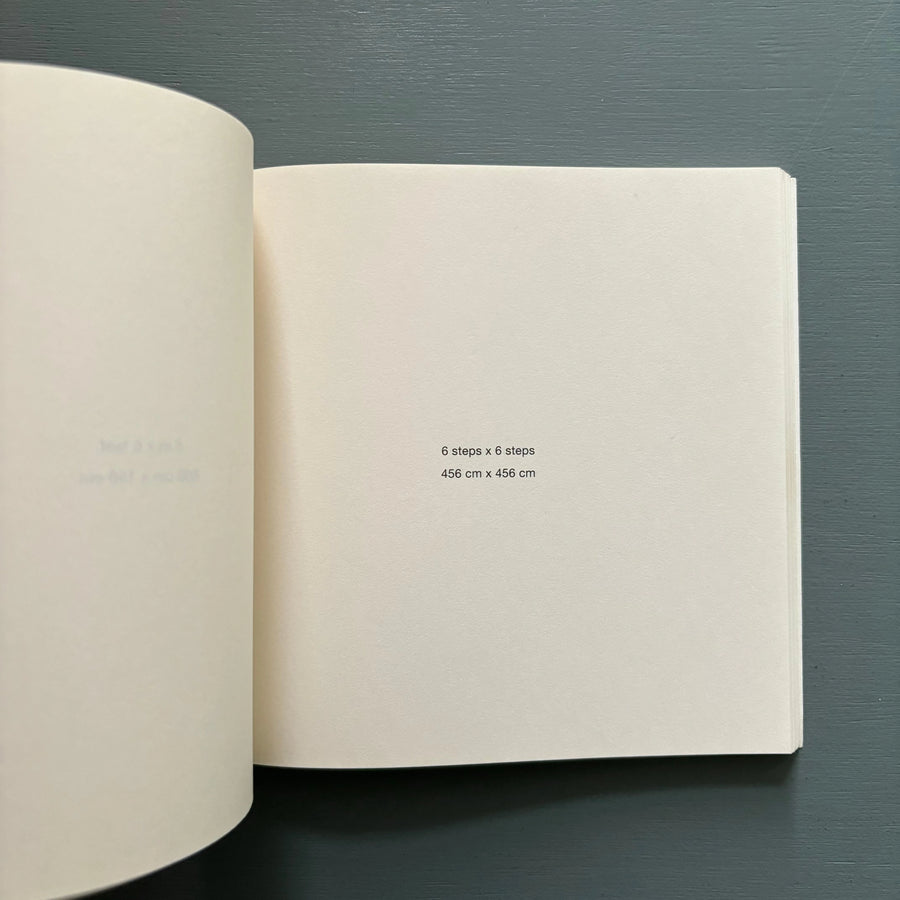 stanley brouwn - 1 m x 1 m - Portikus 1993 - Saint-Martin Bookshop