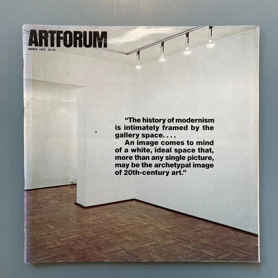 Artforum Vol. 14, No. 7 March 1976 (cover Gail Stern and Robert Mates) Saint-Martin Bookshop