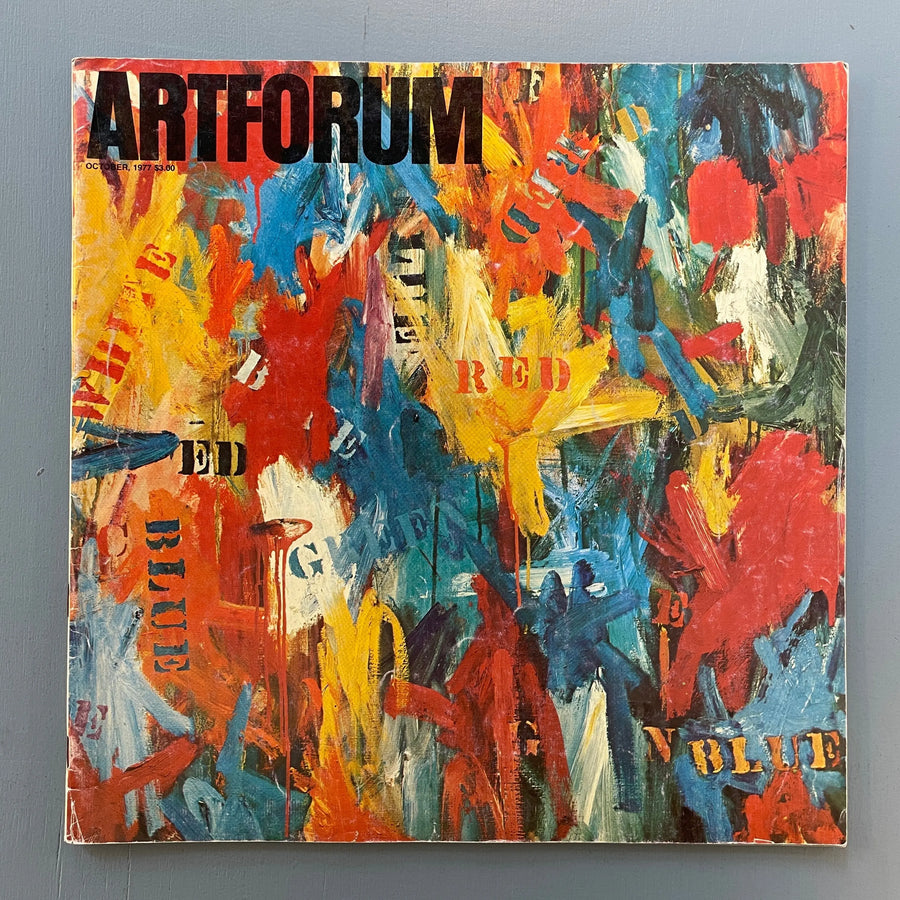 Artforum Vol. 16, No. 2 October 1977 (cover Jasper Johns) Saint-Martin Bookshop