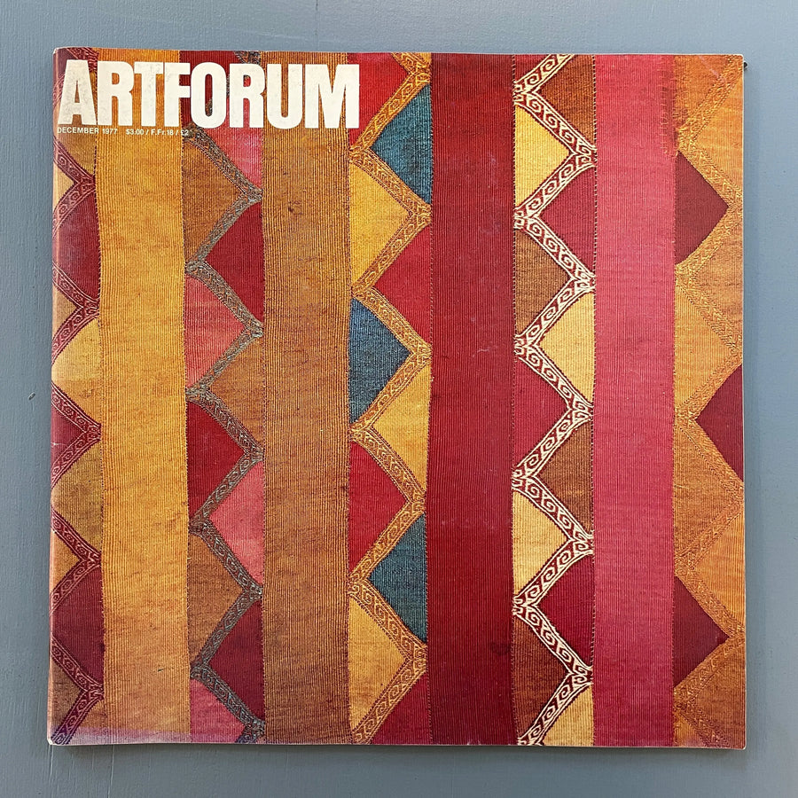 Artforum Vol. 16, No. 4 December 1977 Saint-Martin Bookshop