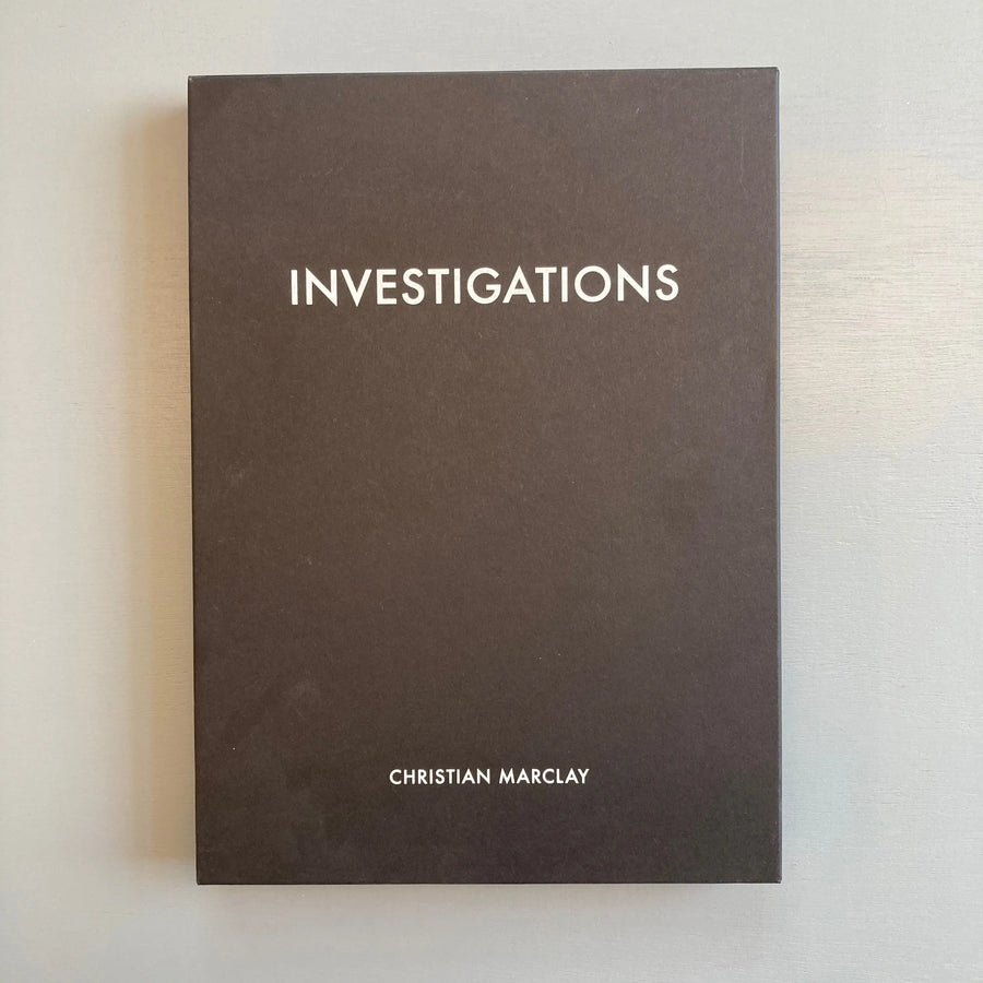 Christian Marclay - Investigations - White Cube Edition 2018 Saint-Martin Bookshop