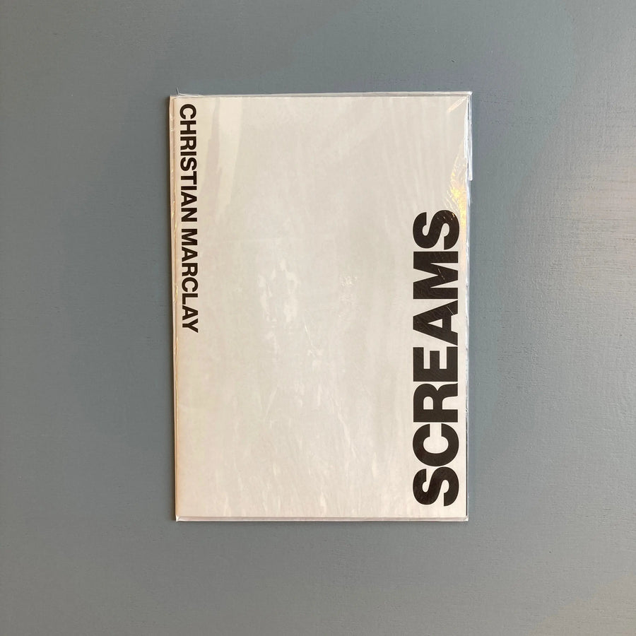 Christian Marclay - Screams - White Cube Edition 2017 Saint-Martin Bookshop