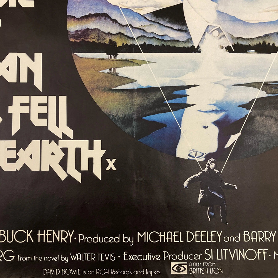 David Bowie - The Man who Fell to Earth - Poster 1976 Saint-Martin Bookshop