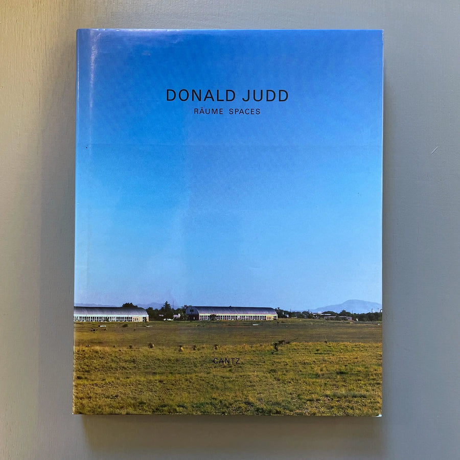 Donald Judd - Räume Spaces - Cantz 1994 Saint-Martin Bookshop