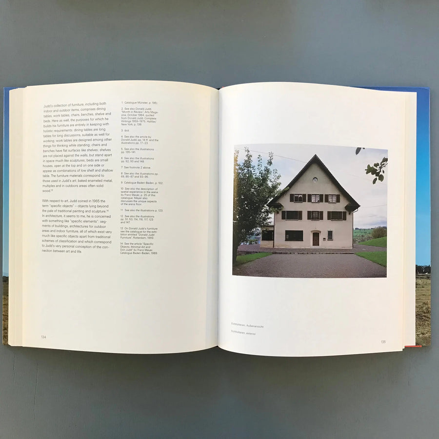 Donald Judd - Räume spaces - Cantze Verlag 1993 Saint-Martin Bookshop