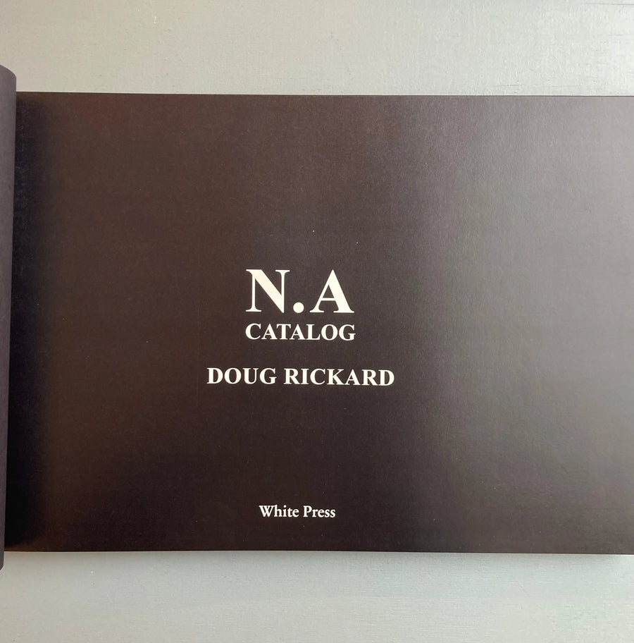 Doug Rickard - N.A catalog (signed) - White Press 2013 Saint-Martin Bookshop