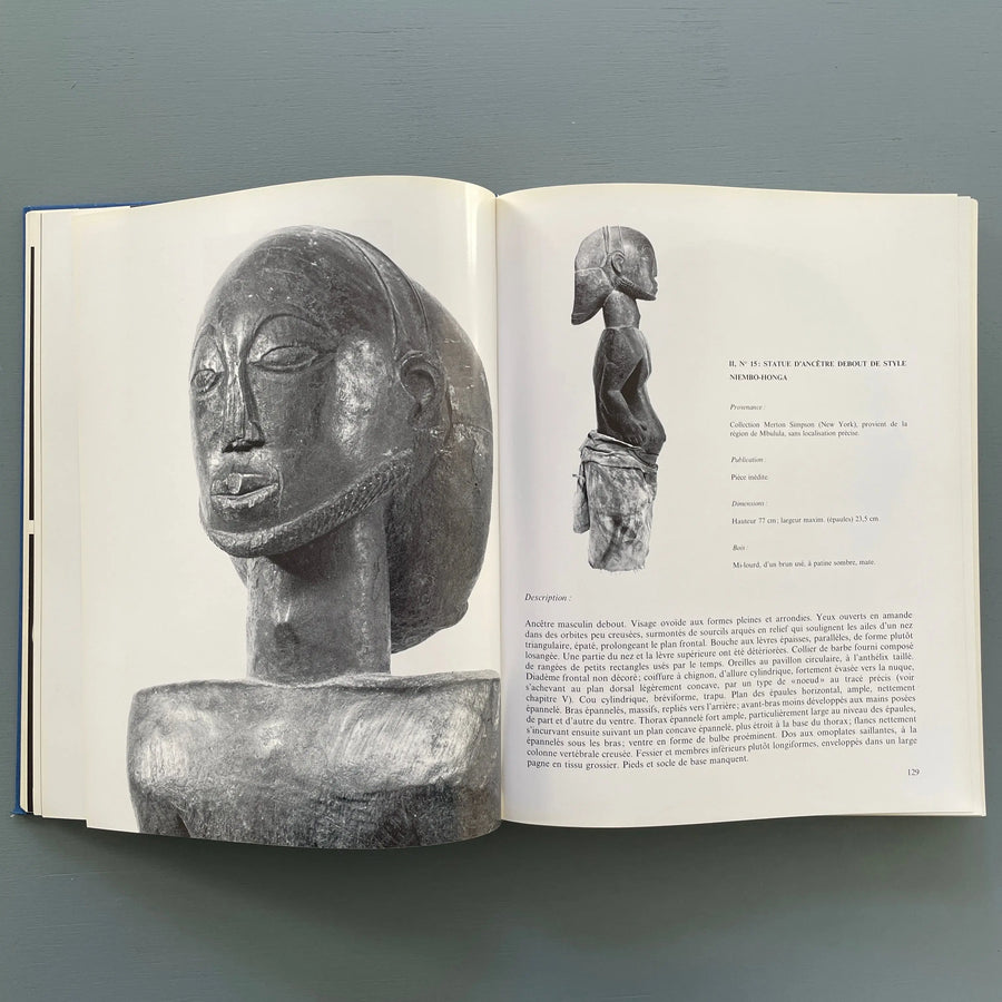 François Neyt - La Grande Statuaire Hemba du Zaïre - UCL Arts Africains 1977 Saint-Martin Bookshop