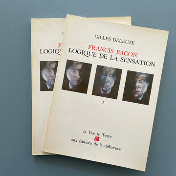 Gilles Deleuze - Francis Bacon Logique de la sensation - éds de la différence 1981 Saint-Martin Bookshop