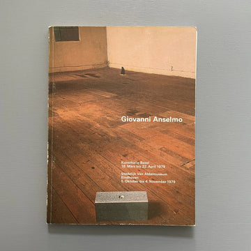 Giovanni Anselmo - Kunsthalle Basel/Stedelijk Van Abbemuseum Eindhoven 1979 Saint-Martin Bookshop