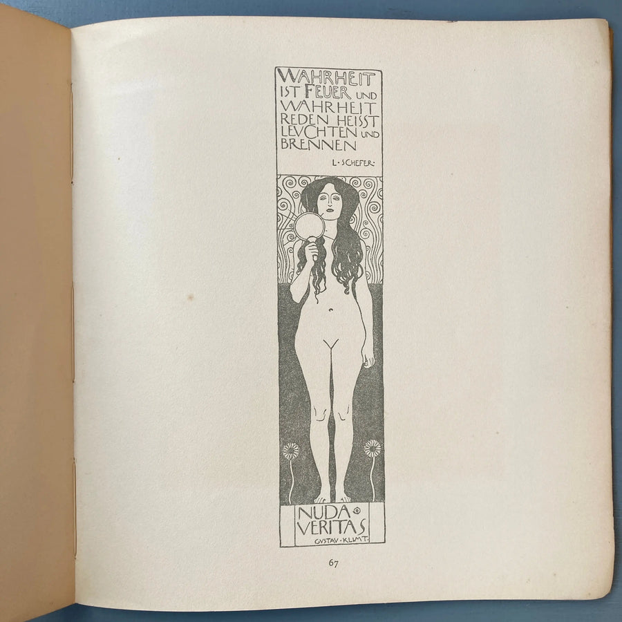 Gustav Klimt - Ver Sacrum XVIII - Vereinigung Bildender Künstler Österreichs Secession Wien 1903 Saint-Martin Bookshop