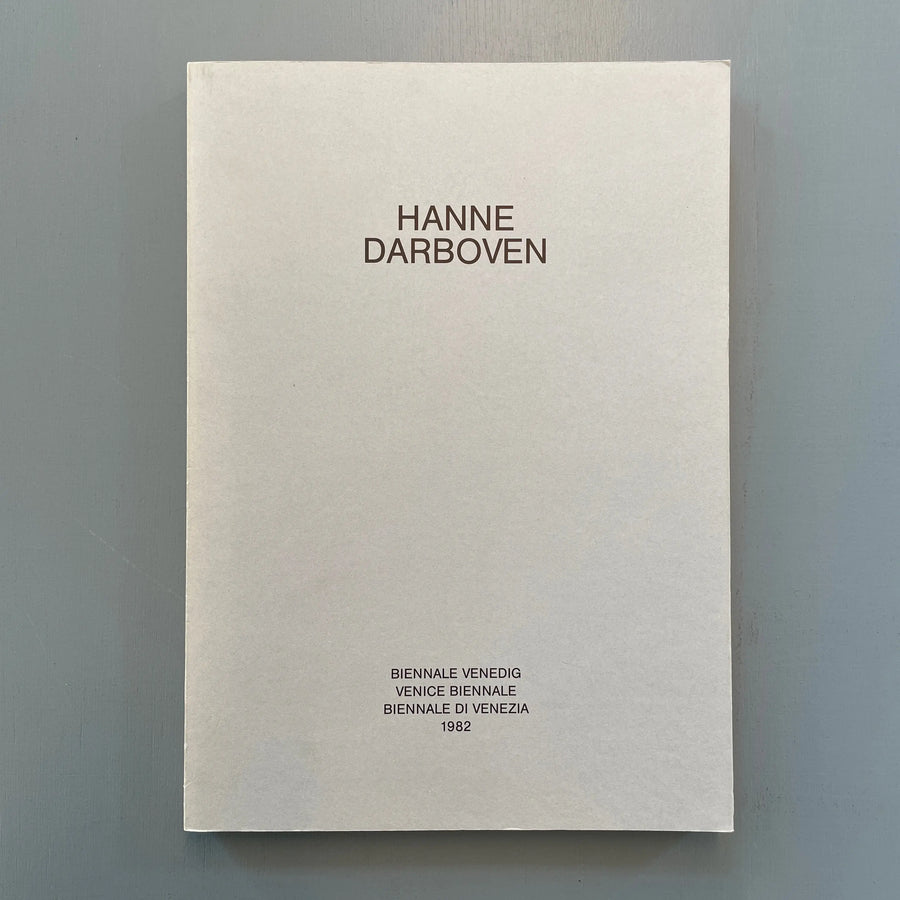 Hanne Darboven - Venice Biennale 1982 Saint-Martin Bookshop