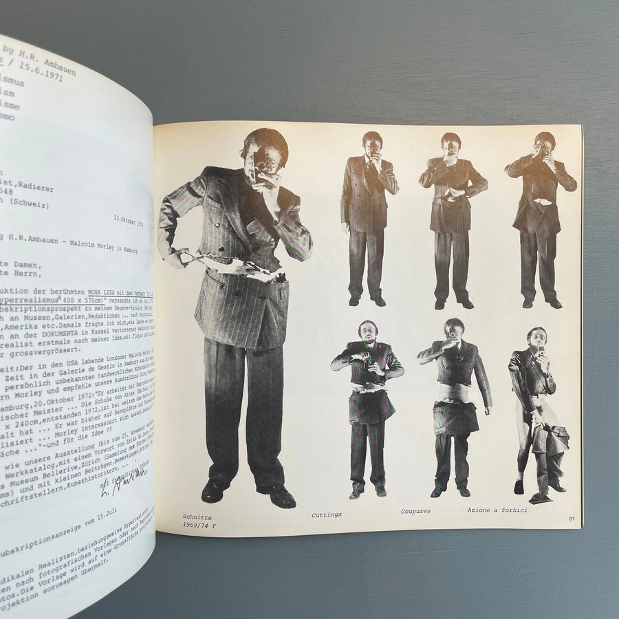 Hans Rudolf Ambauen - Radierungen, Objekte, Body Art - E.-Verlag 1975 Saint-Martin Bookshop