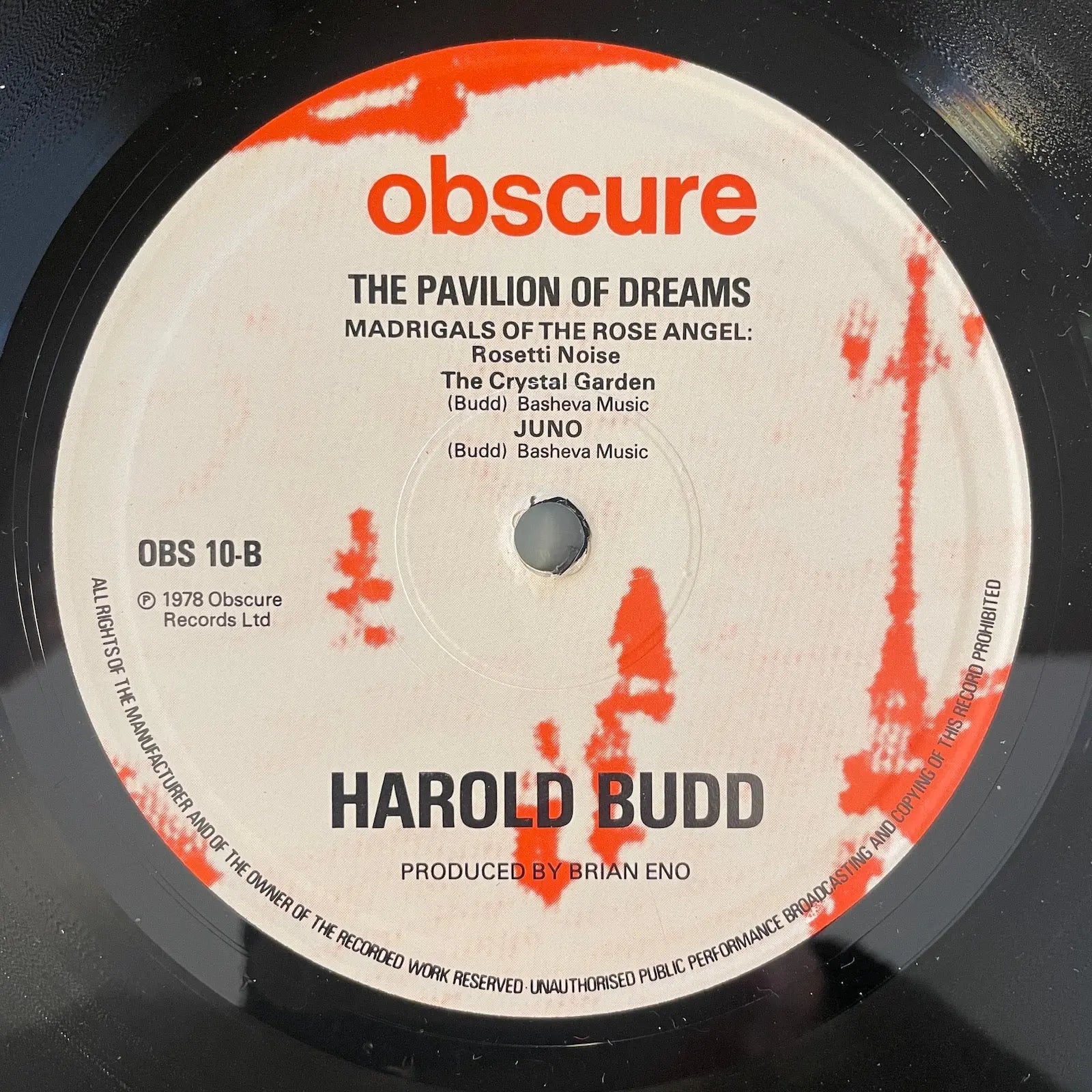 Harold Budd - The pavilion of dreams - Obscure UK 1978 - Saint