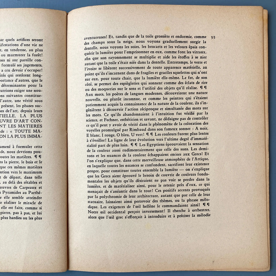 Henri Van de Velde - Formules d'une esthétique moderne - Ed. L'Equerre 1923 Saint-Martin Bookshop