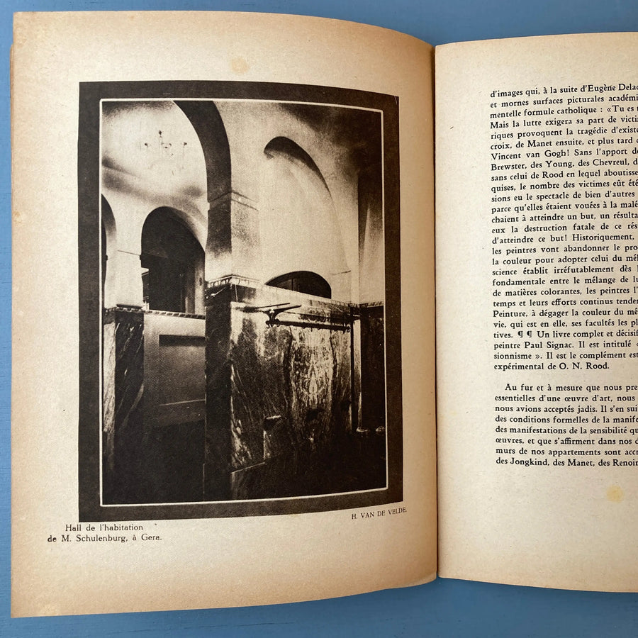 Henri Van de Velde - Formules d'une esthétique moderne - Ed. L'Equerre 1923 Saint-Martin Bookshop