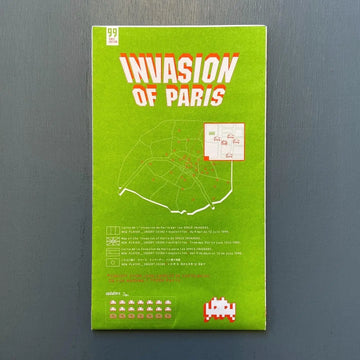 Invader - Invasion of Paris - Map N°01 04/1999 first edition Saint-Martin Bookshop