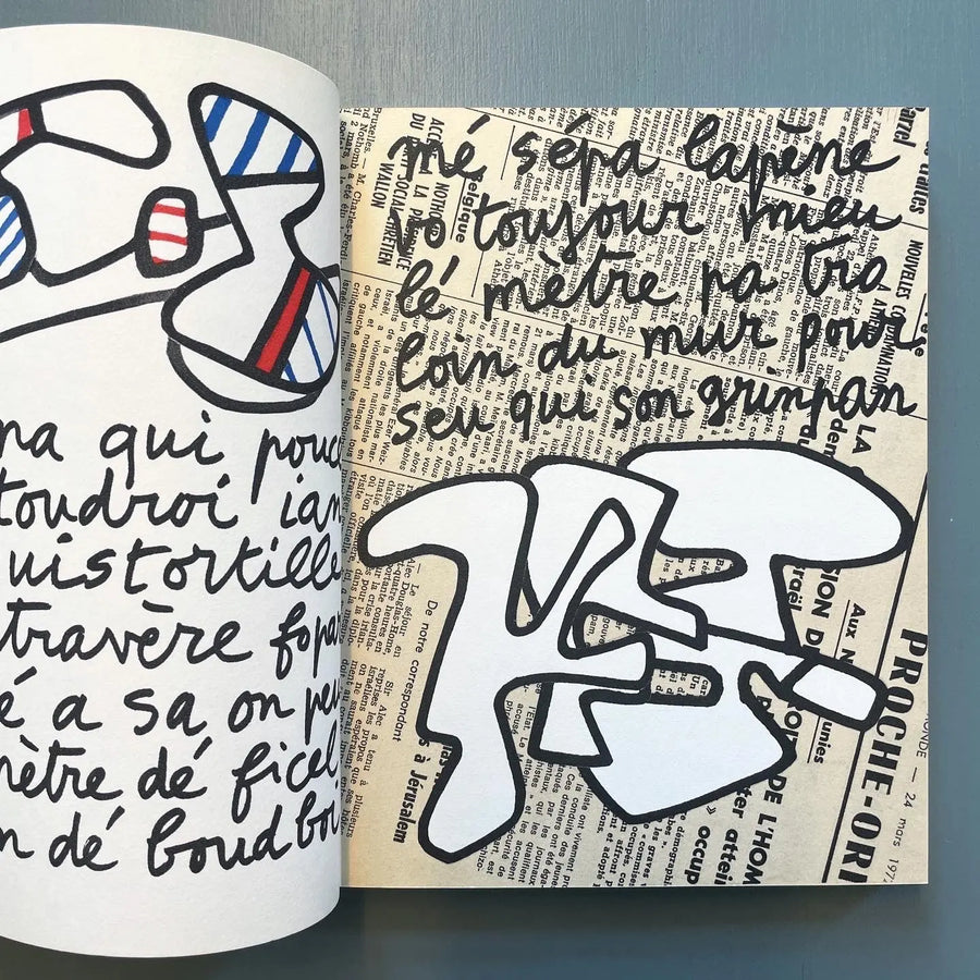 Jean Dubuffet - la botte à nique - Albert Skira Editeur 1973 Saint-Martin Bookshop