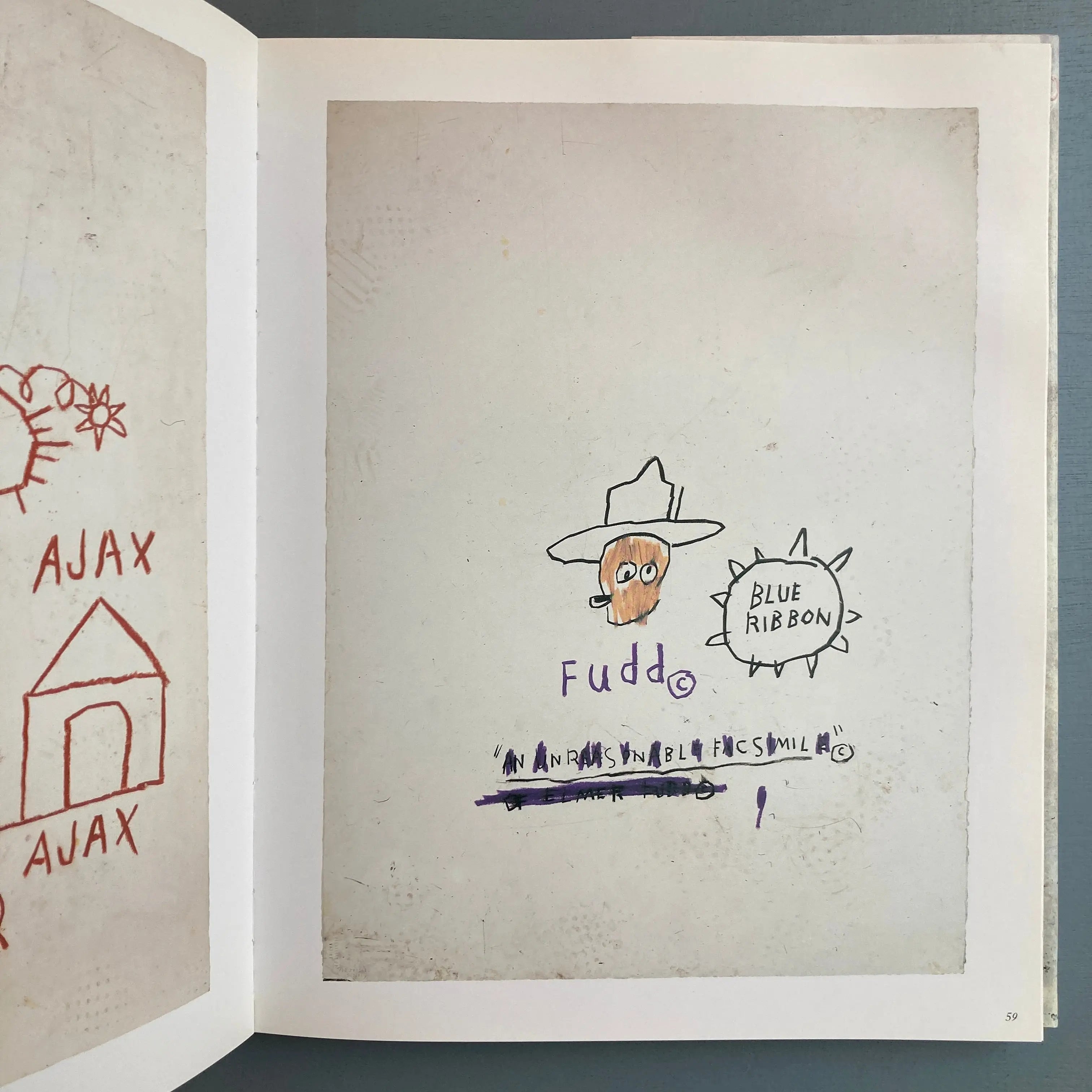 Jean Michel Basquiat - Drawings - Robert Miller 1990 - Saint