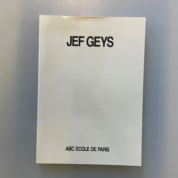 Jef Geys - ABC Ecole de Paris 1990 Saint-Martin Bookshop