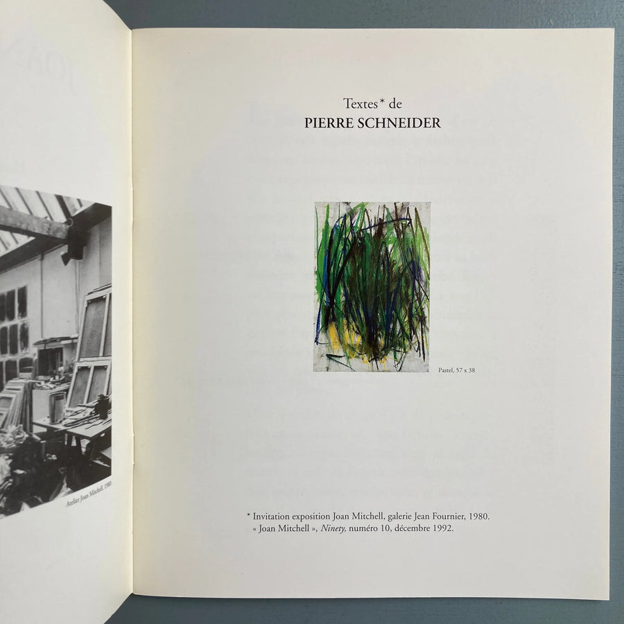 Joan Mitchell - Tilleuls 1978 - Galerie Jean Fournier 1995 Saint-Martin Bookshop