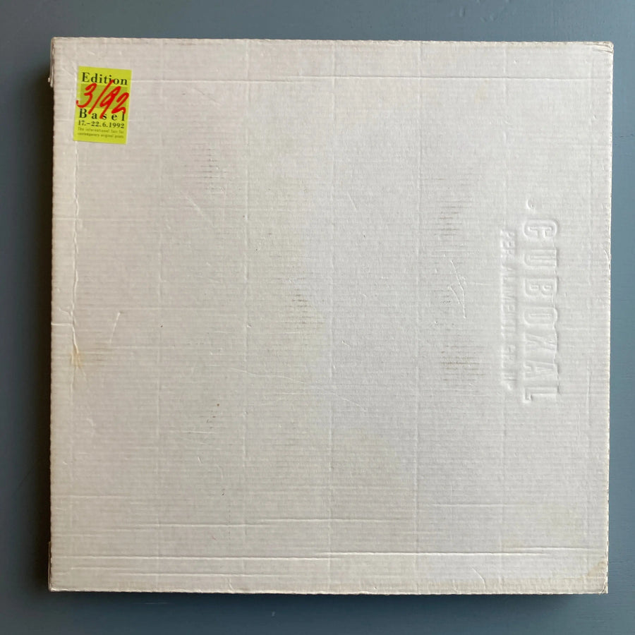 John M Armleder - U40 drop cloth, 1992 - Galerie Van Gelder edition Saint-Martin Bookshop