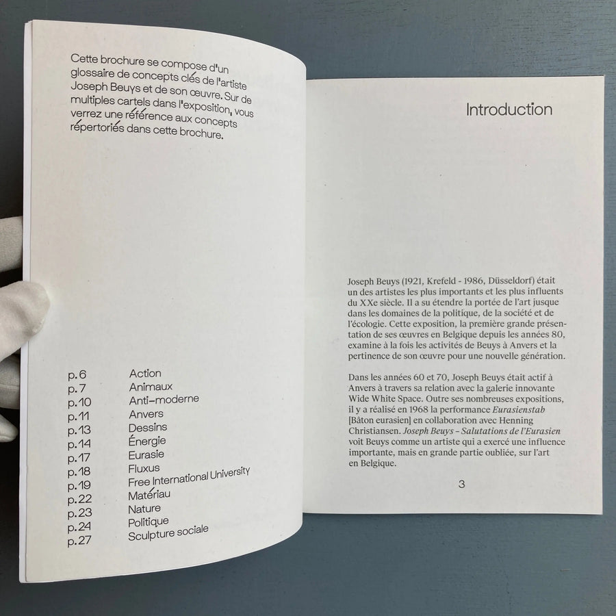 Joseph Beuys - Salutations de l'eurasien - Mukha 2017 Saint-Martin Bookshop