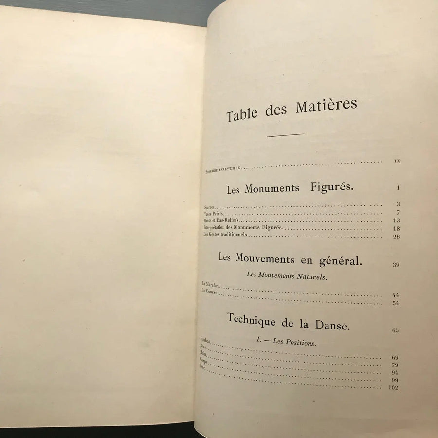 La danse grecque antique - Emmanuel Maurice (signed) - Hachette et Cie 1896 Saint-Martin Bookshop