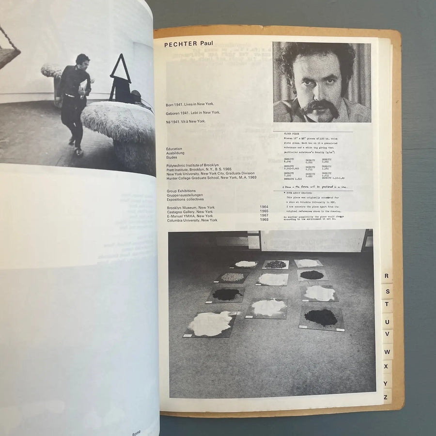 Live in Your Head: When Attitudes Become Form, by Harald Szeemann - Kunsthalle Bern 1969 Saint-Martin Bookshop
